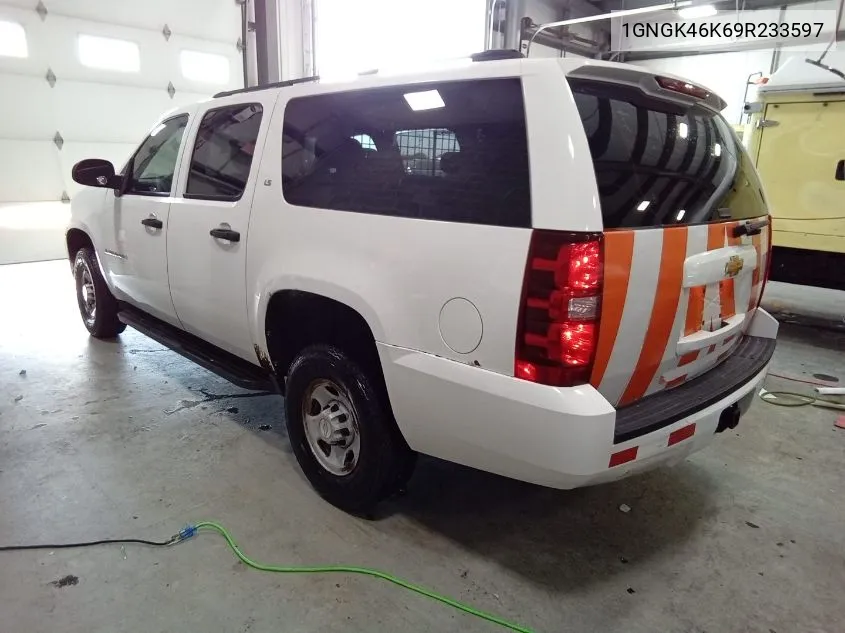 1GNGK46K69R233597 2009 Chevrolet Suburban 2500 Commercial Fleet