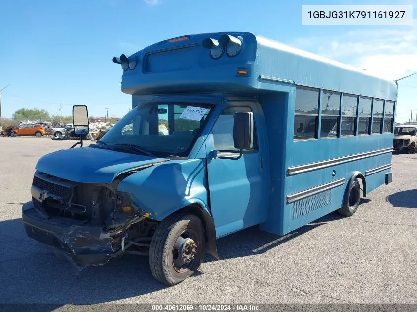 2009 Chevrolet Express Cutaway Work Van VIN: 1GBJG31K791161927 Lot: 40612069