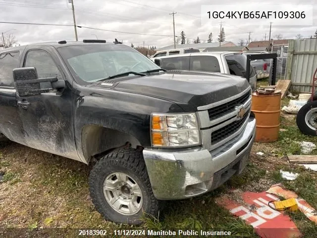 2010 Chevrolet Silverado 2500 Hd Ltz Crew Cab VIN: 1GC4KYB65AF109306 Lot: 20183902