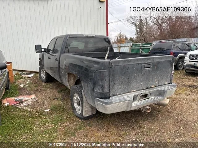 2010 Chevrolet Silverado 2500 Hd Ltz Crew Cab VIN: 1GC4KYB65AF109306 Lot: 20183902