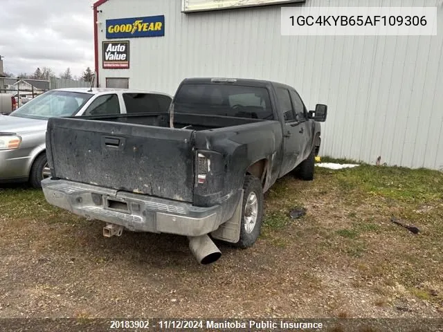 2010 Chevrolet Silverado 2500 Hd Ltz Crew Cab VIN: 1GC4KYB65AF109306 Lot: 20183902