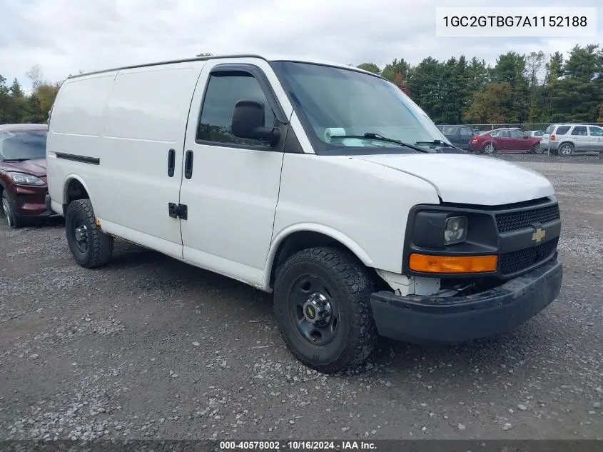 2010 Chevrolet Express 3500 Work Van VIN: 1GC2GTBG7A1152188 Lot: 40578002