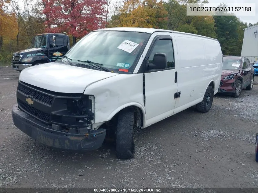 2010 Chevrolet Express 3500 Work Van VIN: 1GC2GTBG7A1152188 Lot: 40578002