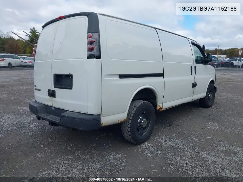 2010 Chevrolet Express 3500 Work Van VIN: 1GC2GTBG7A1152188 Lot: 40578002