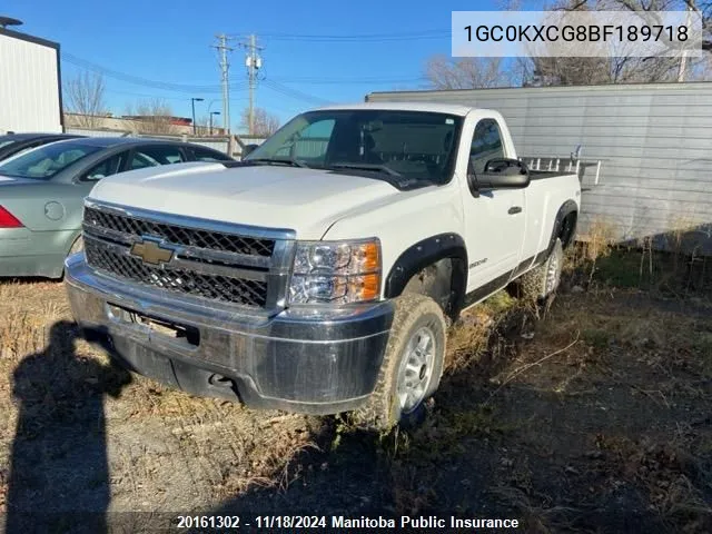 2011 Chevrolet Silverado 2500 Hd Lt VIN: 1GC0KXCG8BF189718 Lot: 20161302