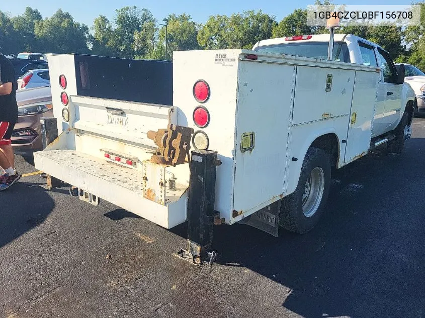 2011 Chevrolet Silverado 3500Hd Chassis Work Truck VIN: 1GB4CZCL0BF156708 Lot: 40460910