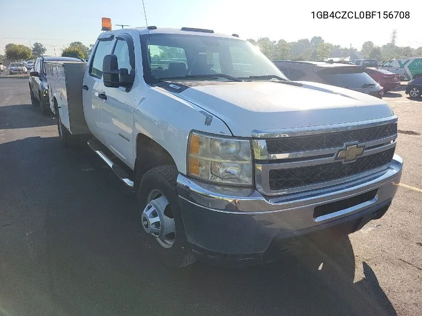 2011 Chevrolet Silverado 3500Hd Chassis Work Truck VIN: 1GB4CZCL0BF156708 Lot: 40460910