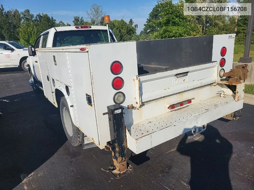 2011 Chevrolet Silverado 3500Hd Chassis Work Truck VIN: 1GB4CZCL0BF156708 Lot: 40460910