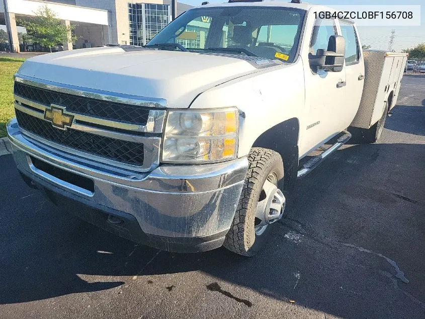 2011 Chevrolet Silverado 3500Hd Chassis Work Truck VIN: 1GB4CZCL0BF156708 Lot: 40460910