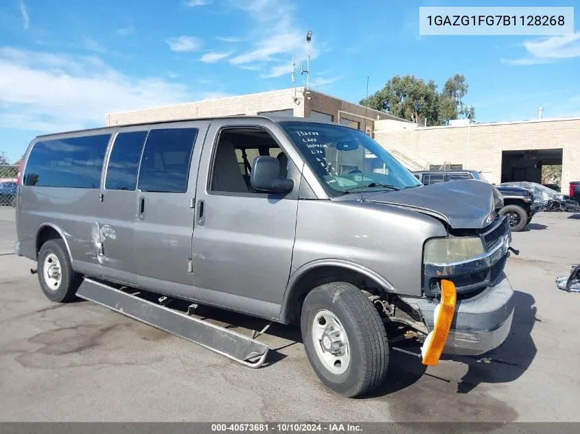 2011 Chevrolet Express 3500 Lt VIN: 1GAZG1FG7B1128268 Lot: 40573681