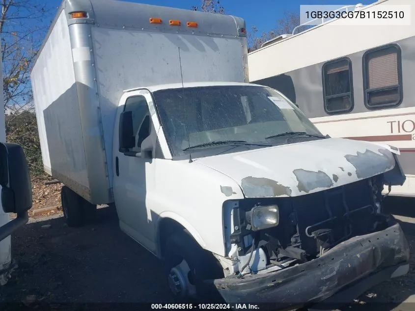 2011 Chevrolet Express Cutaway Work Van VIN: 1GB3G3CG7B1152510 Lot: 40606515