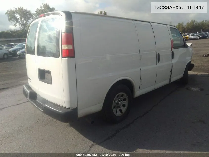 2012 Chevrolet Express 1500 Work Van VIN: 1GCSGAFX6C1101847 Lot: 40307452