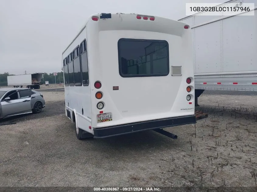 2012 Chevrolet Bus Express Cutaway VIN: 1GB3G2BL0C1157946 Lot: 40386967