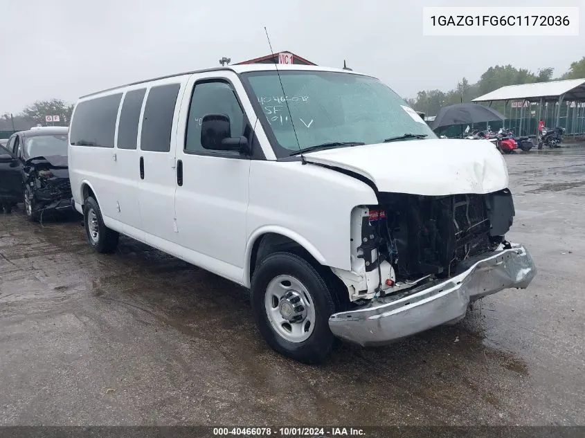 2012 Chevrolet Express 3500 Lt VIN: 1GAZG1FG6C1172036 Lot: 40466078