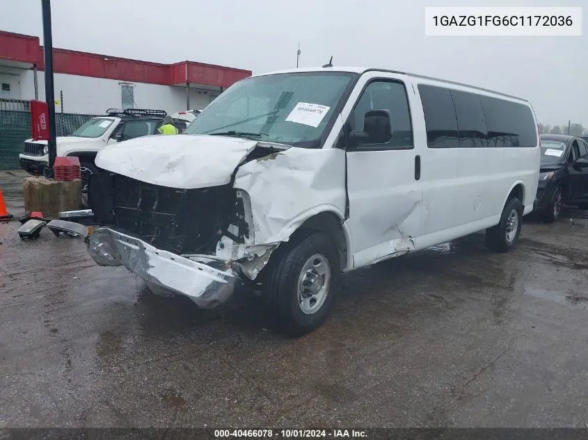 2012 Chevrolet Express 3500 Lt VIN: 1GAZG1FG6C1172036 Lot: 40466078