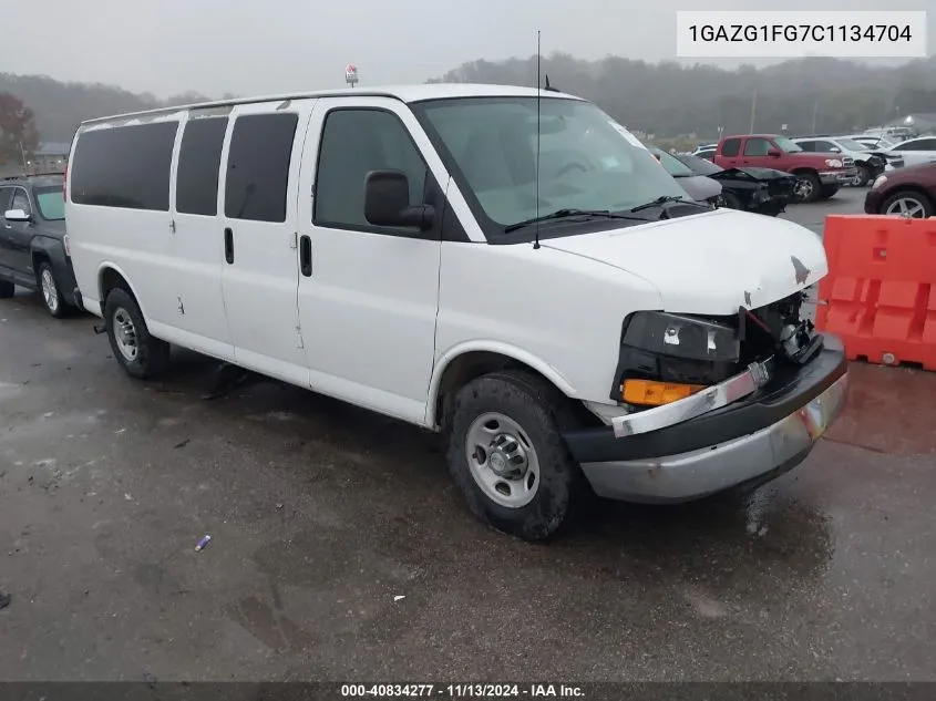 2012 Chevrolet Express 3500 Lt VIN: 1GAZG1FG7C1134704 Lot: 40834277