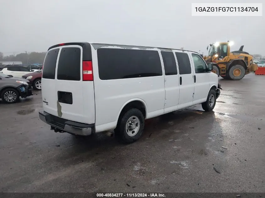 2012 Chevrolet Express 3500 Lt VIN: 1GAZG1FG7C1134704 Lot: 40834277