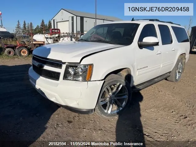 2013 Chevrolet Suburban 1500 Lt VIN: 1GNSKJE76DR209458 Lot: 20182594