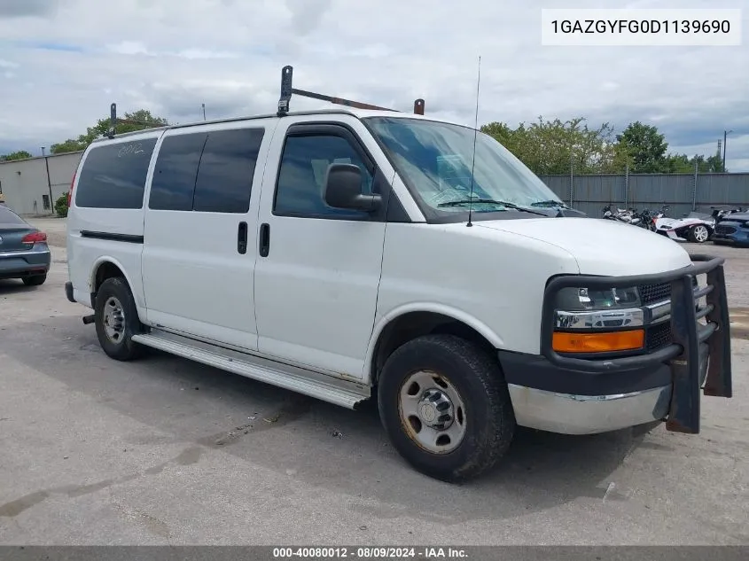 2013 Chevrolet Express 3500 Lt VIN: 1GAZGYFG0D1139690 Lot: 40080012