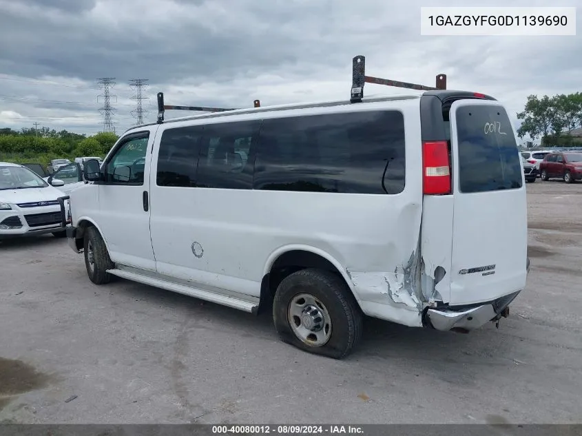 1GAZGYFG0D1139690 2013 Chevrolet Express 3500 Lt