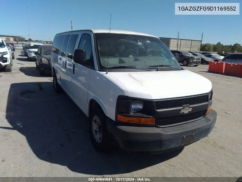 2013 Chevrolet Express 3500 Ls VIN: 1GAZGZFG9D1169552 Lot: 40640641