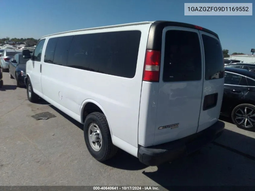 2013 Chevrolet Express 3500 Ls VIN: 1GAZGZFG9D1169552 Lot: 40640641