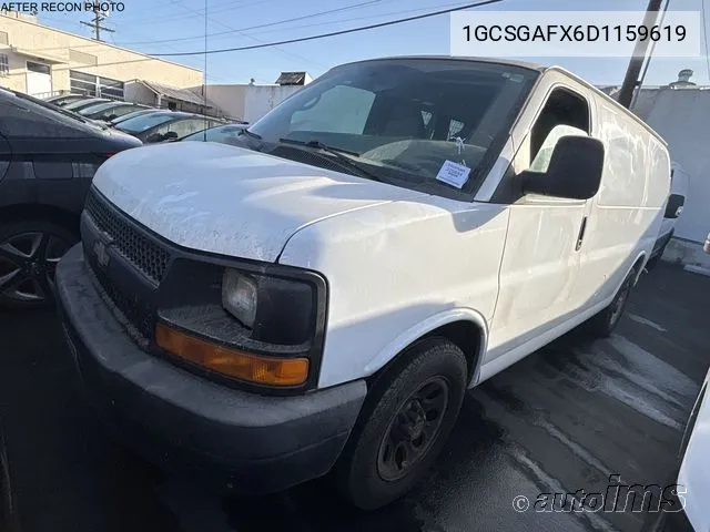 2013 Chevrolet Express 1500 Work Van VIN: 1GCSGAFX6D1159619 Lot: 40655844