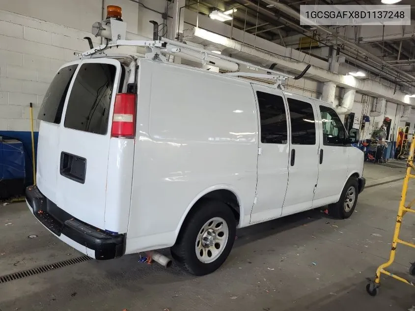 2013 Chevrolet Express 1500 Work Van VIN: 1GCSGAFX8D1137248 Lot: 40697064