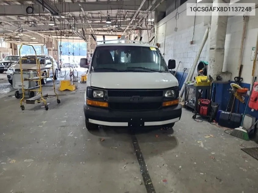 2013 Chevrolet Express 1500 Work Van VIN: 1GCSGAFX8D1137248 Lot: 40697064