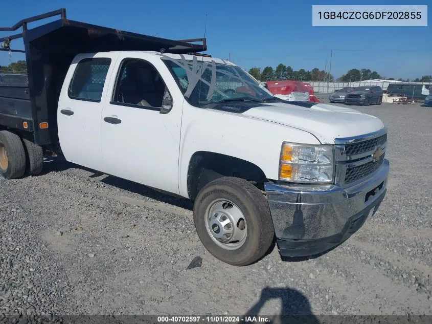 2013 Chevrolet Silverado 3500Hd Chassis Work Truck VIN: 1GB4CZCG6DF202855 Lot: 40702597