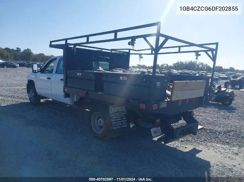 2013 Chevrolet Silverado 3500Hd Chassis Work Truck VIN: 1GB4CZCG6DF202855 Lot: 40702597