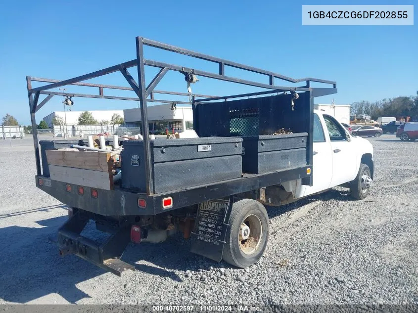 2013 Chevrolet Silverado 3500Hd Chassis Work Truck VIN: 1GB4CZCG6DF202855 Lot: 40702597