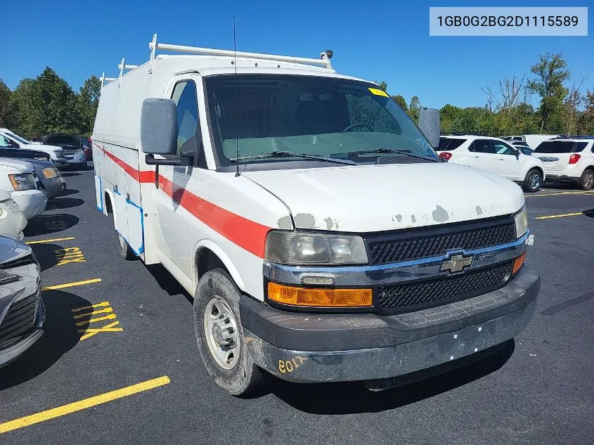 2013 Chevrolet Express Cutaway 3500 VIN: 1GB0G2BG2D1115589 Lot: 40877662