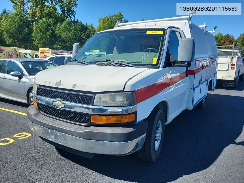 2013 Chevrolet Express Cutaway 3500 VIN: 1GB0G2BG2D1115589 Lot: 40877662