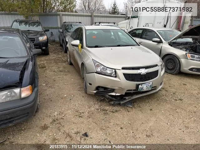 2014 Chevrolet Cruze Lt Turbo VIN: 1G1PC5SB8E7371982 Lot: 20183915