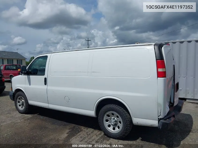 1GCSGAFX4E1197352 2014 Chevrolet Express 1500 Work Van