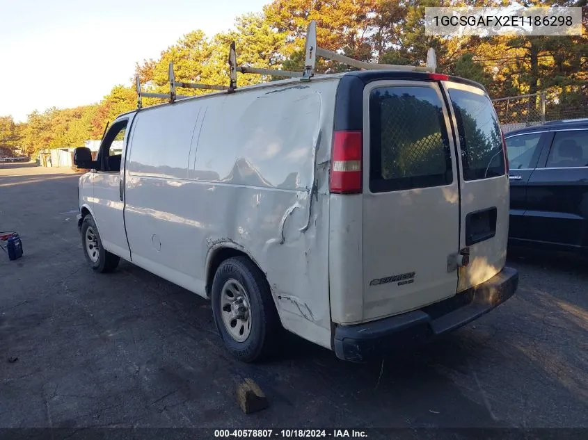 2014 Chevrolet Express 1500 Work Van VIN: 1GCSGAFX2E1186298 Lot: 40578807