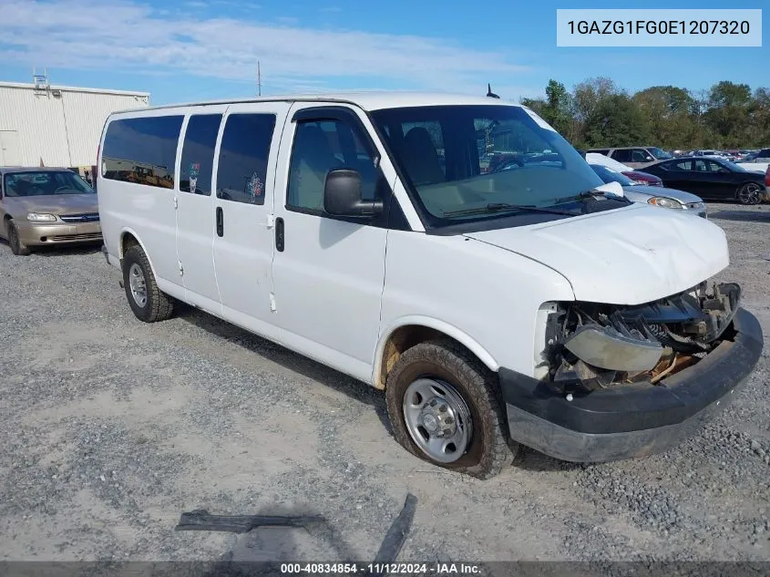 2014 Chevrolet Express 3500 Lt VIN: 1GAZG1FG0E1207320 Lot: 40834854