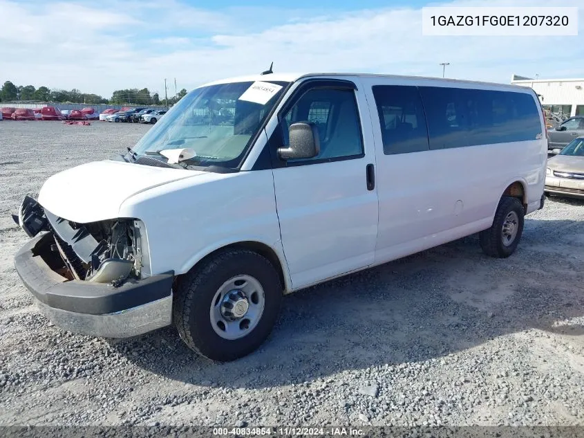 2014 Chevrolet Express 3500 Lt VIN: 1GAZG1FG0E1207320 Lot: 40834854