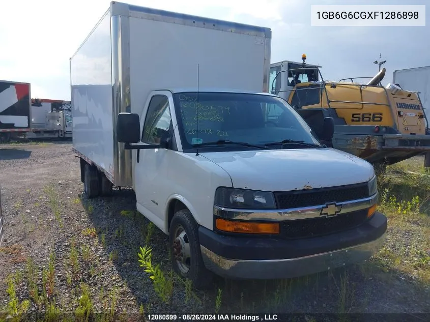 2015 Chevrolet Express G4500 VIN: 1GB6G6CGXF1286898 Lot: 12080599