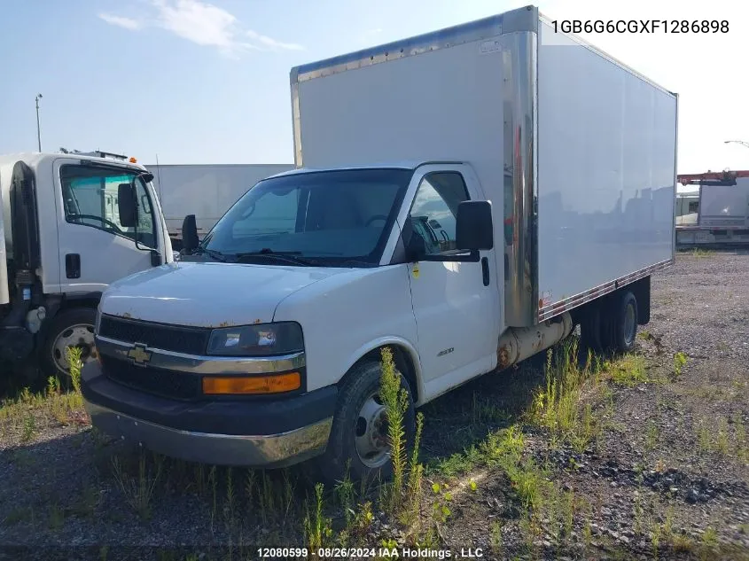 2015 Chevrolet Express G4500 VIN: 1GB6G6CGXF1286898 Lot: 12080599