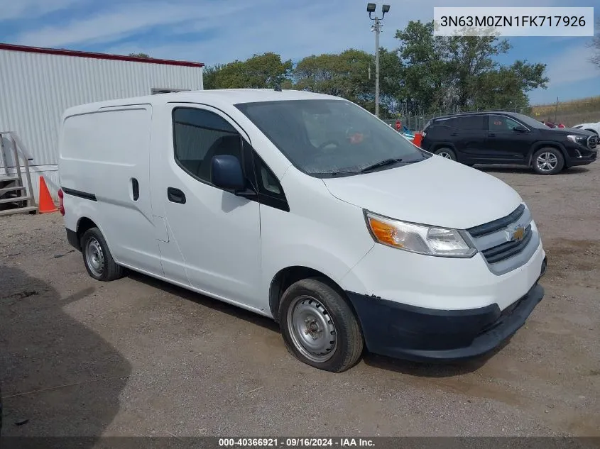 3N63M0ZN1FK717926 2015 Chevrolet City Express 1Lt