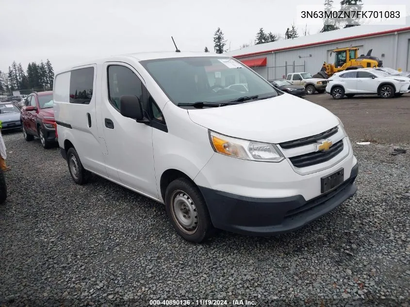 2015 Chevrolet City Express 1Lt VIN: 3N63M0ZN7FK701083 Lot: 40890136