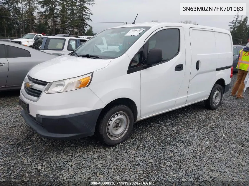 2015 Chevrolet City Express 1Lt VIN: 3N63M0ZN7FK701083 Lot: 40890136