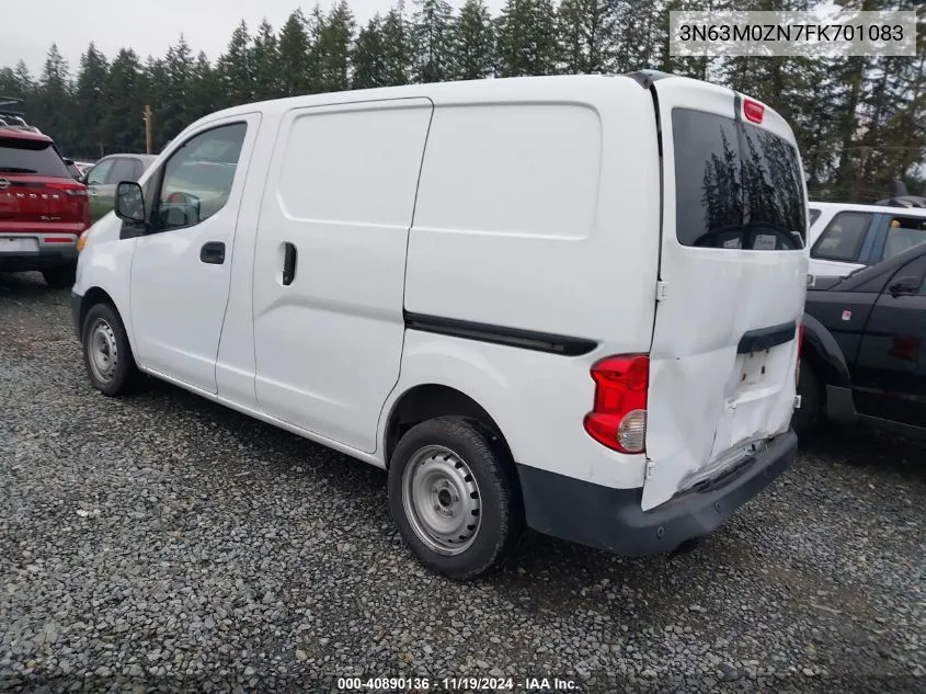 2015 Chevrolet City Express 1Lt VIN: 3N63M0ZN7FK701083 Lot: 40890136