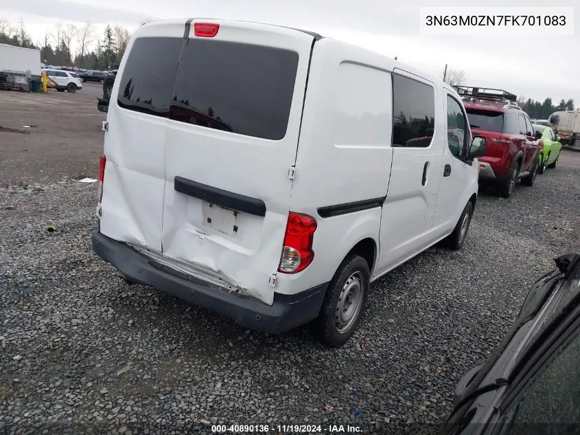 2015 Chevrolet City Express 1Lt VIN: 3N63M0ZN7FK701083 Lot: 40890136