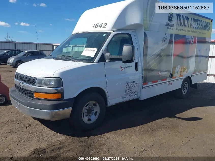 2016 Chevrolet Express Cutaway 3500 VIN: 1GB0GSFG5G1162887 Lot: 40302093