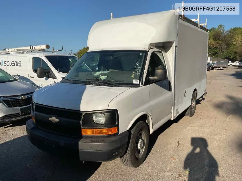 2016 Chevrolet Express Cutaway 3500 VIN: 1GB0GRFF4G1207558 Lot: 40460172