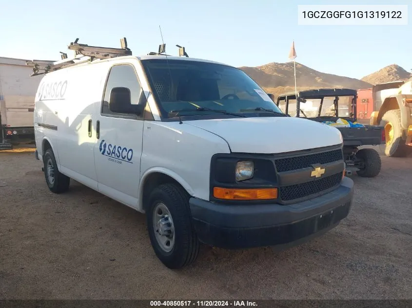 2016 Chevrolet Express 3500 Work Van VIN: 1GCZGGFG1G1319122 Lot: 40850517