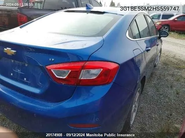 3G1BE5SM2HS559747 2017 Chevrolet Cruze Lt Turbo